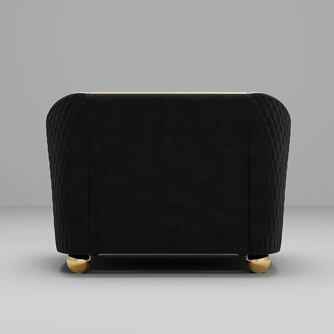 1-Piece Luxury Velvet Sofa Set for Living Room, Elegant Design Couch Set - Image 7