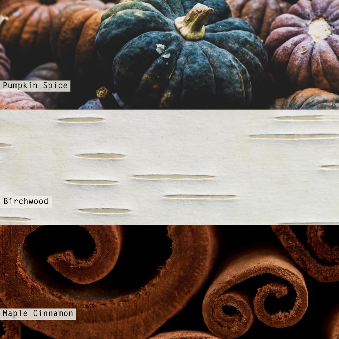 ILLUME Noble Holiday Midnight Pumpkin Large Crackle Glass Candle