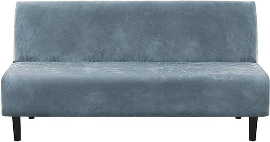 H.VERSAILTEX Real Velvet Futon Cover Armless Sofa Covers Sofa Bed Covers by HVERSAILTEX