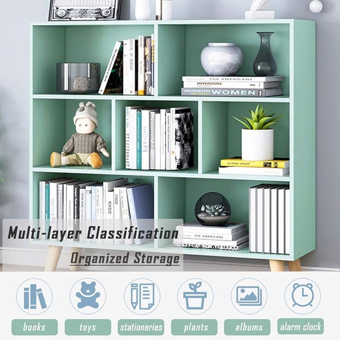 IOTXY Wooden Open Shelf Bookcase - Image 4