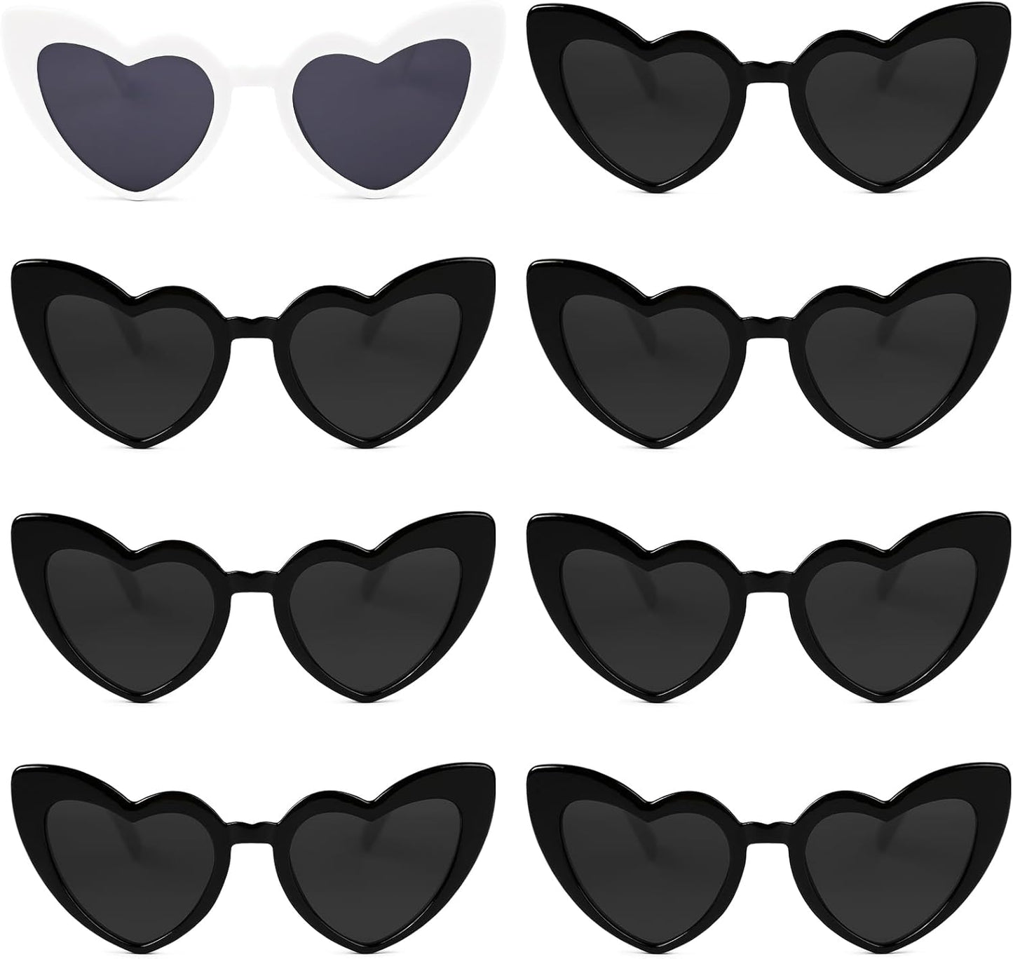 YOGFIT Heart Sunglasses for Women Fashion Classic Love Eye Protection Sunglasses Vintage Cute Heart Sunglasses