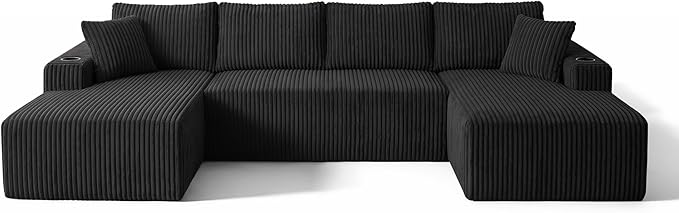 124" Oversized Sectional Couches - Image 7