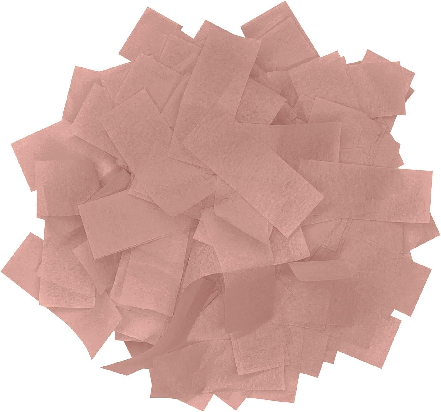 Ultimate Confetti, Mocha Mousse Biodegradable Confetti - Rectangular Flame-Resistant and Slow-FallingTissue Paper Confetti for Cannon and Launcher use – Best for Celebrations - 1 lb, 16 oz