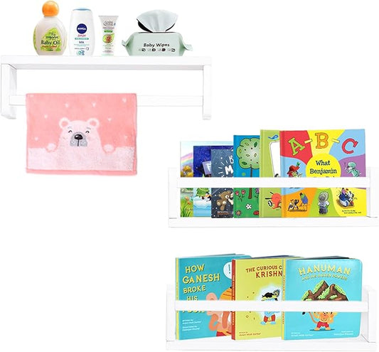 AZSKY Floating Bookshelf for Kids Room, Kitchen Spice Rack, Book Shelf Photo by AZSKYMakeyourlifebetter