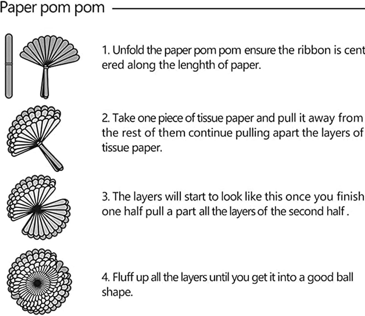 We Moment Black,Red and Gold Paper Pom Poms Decorations for Wedding Birthday Party Decoration Ceiling Wall Hanging Tissue Flowers Decorations 12pcs,3 Colors of 12 Inch, 10 Inch