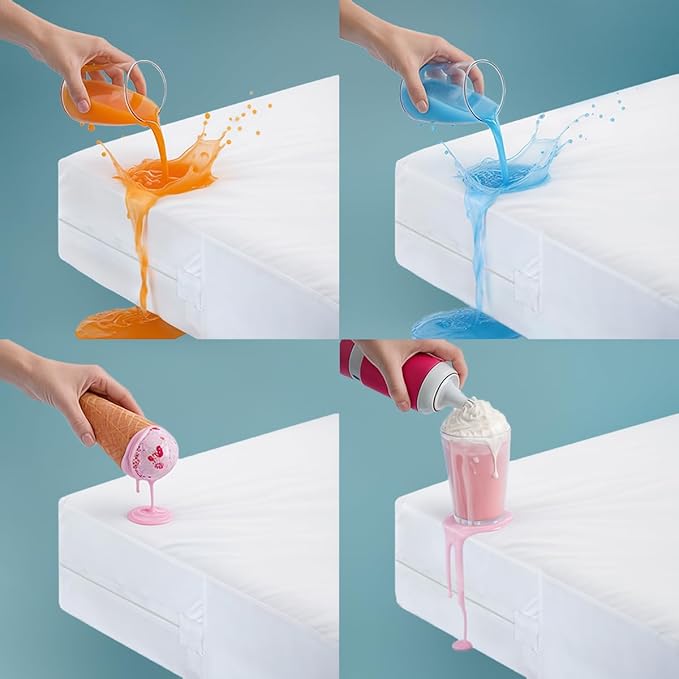 Utopia Bedding Mattress Protector Zippered Sleeper Sofa Queen Size, 100% - Image 5