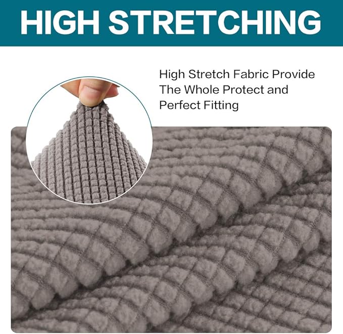 Turquoize Stretch Sofa Slipcover 2 Pieces Sofa Cover Couch Cover - Image 5