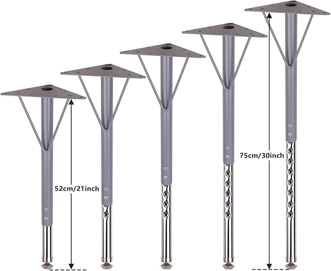 KAZAKA Adjustable Table Legs, 20-30 inch - Image 3