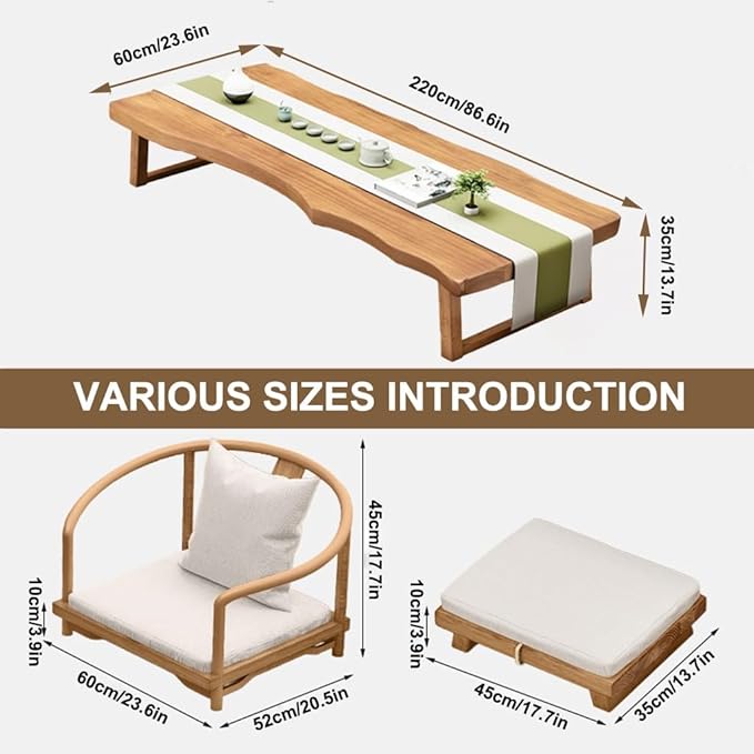 Wooden Japanese Floor Table - Image 2