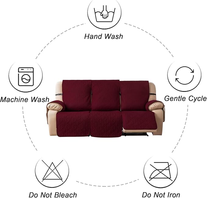 Genina Waterproof Reclining Couch Cover - Image 9