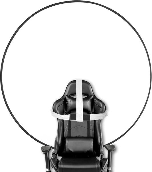 Portable White Screen Chair, 57 in BlueBackdrop with Stand Double Sided Foldable Screen Background , Chroma Key, Blue Backdrop for Chair Photography Streaming Gaming Photo Zoom Video Chats and Meeting