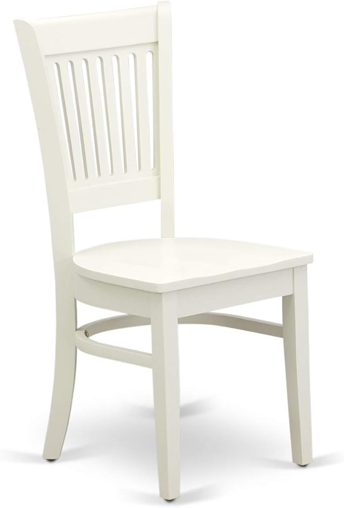 East West Furniture NDVA3-LWH-W 3 Piece Modern Dining Table Set Contains a - Image 9