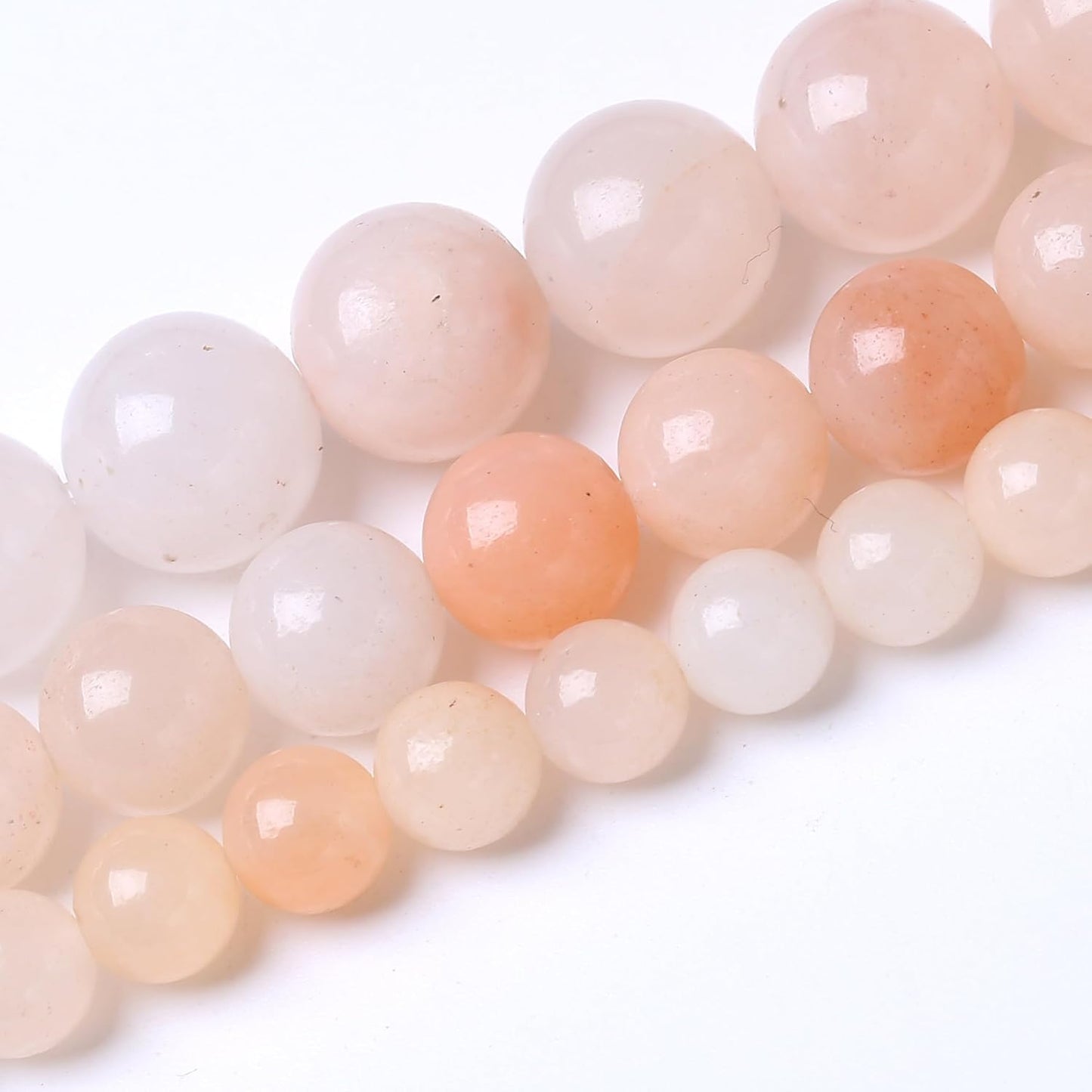 Streamer Powder Stone Beads for Jewelry Making DIY Craft Gemstone Beads Kit (6mm, 60pcs) Cosmic Crystal Pebbles for Bracelets, Necklaces, Home Decor