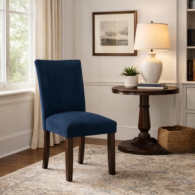 HomePop Parsons Classic Upholstered Accent Dining Chair - Image 4