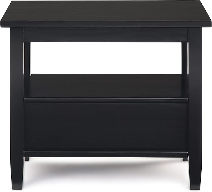 SIMPLIHOME Warm Shaker Solid Wood 14 inch Wide Transitional-Style Narrow Side - Image 4