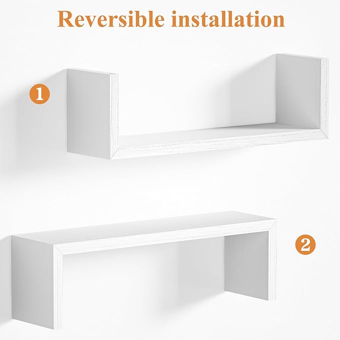 SRIWATANA Floating Shelves for Wall, Wall Shelves for Bathroom, Living Room - Image 8