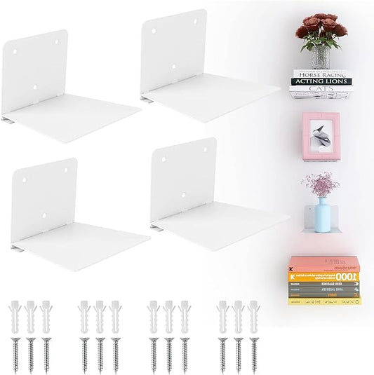 Fentec Invisible Floating Bookshelf, Wall Mounted Floating Bookshelves by Fentec