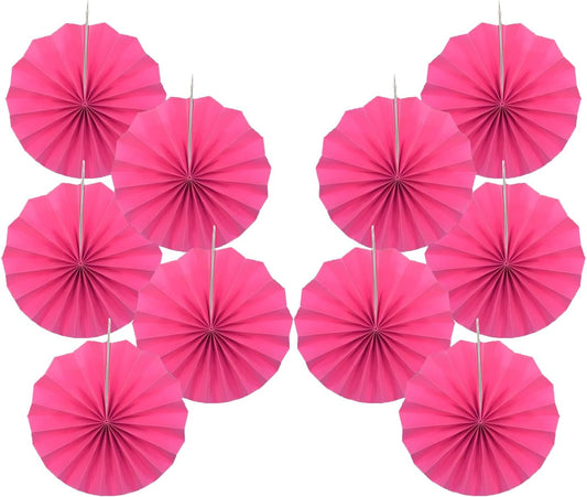 BARTHEW Red Graduation Party Decor, Girls Party Decorations, Party Supplies 8in Tissue Pom Poms, 30 Color DIY Set (Rose Red)