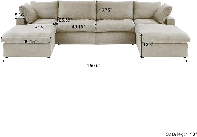 Cloud Couch Modular Sectional Sofa - Image 2