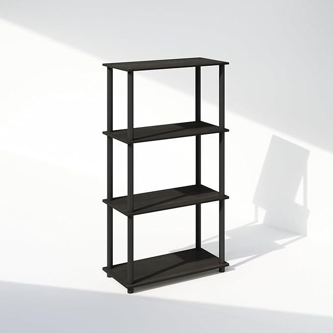 Furinno Turn-N-Tube Book Shelf, 4-Tier Bookshelf, Bookcase - Image 6