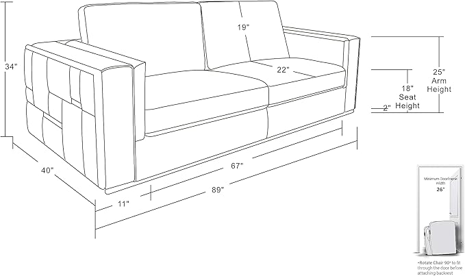 Blackjack Furniture Catania Modern Top Grain Italian Leather Sofa Set - Image 15