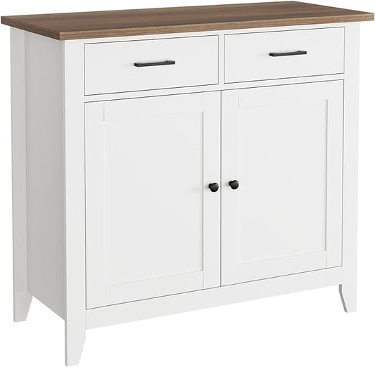 HORSTORS Kitchen Storage Cabinet, Modern Farmhouse Buffet Cabinet by HORSTORS