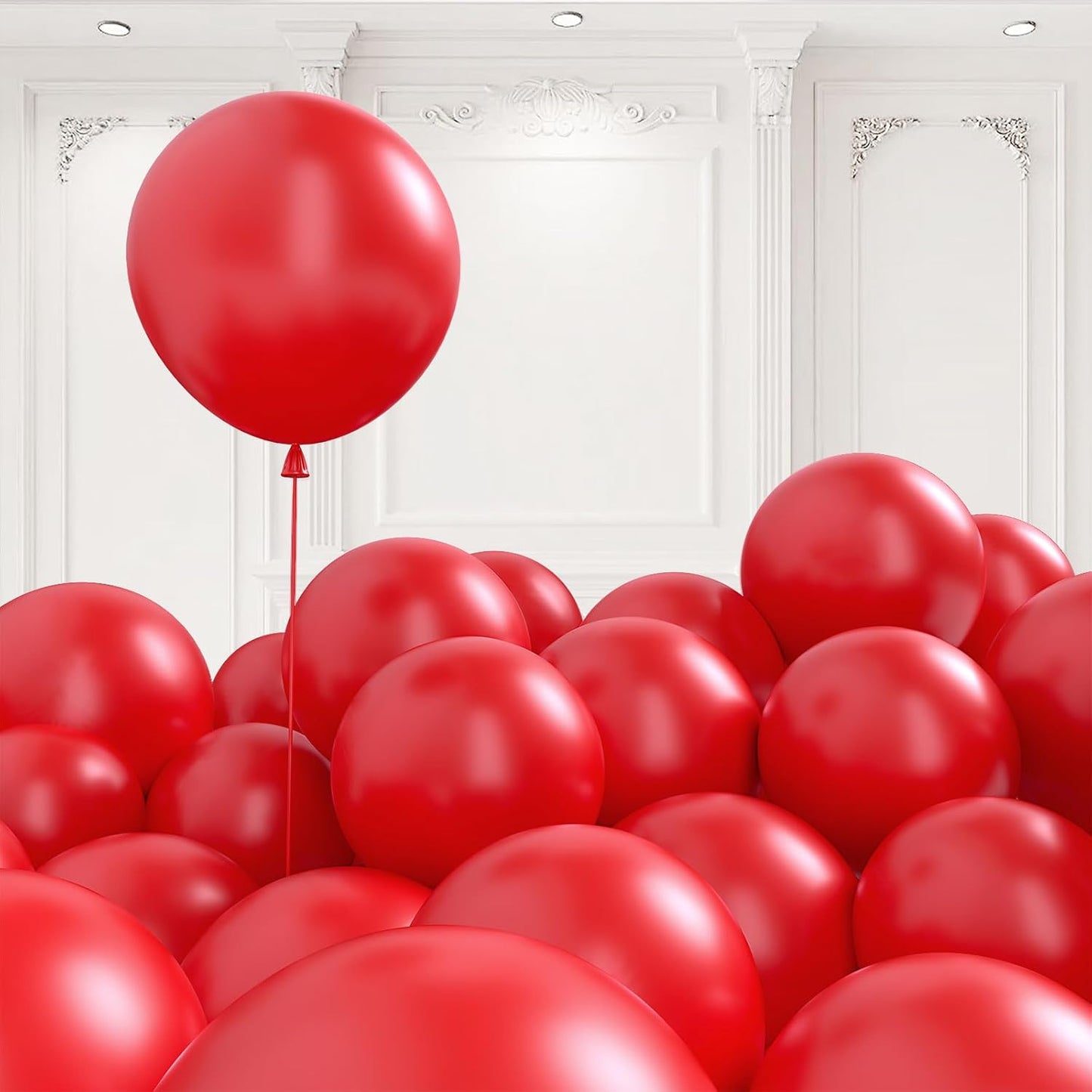 125 pcs Red 5 Inch Balloons,Small Balloons for Balloon Garland or Balloon Arch as Party Decorations, Birthday Decorations, Anniversary Party Decoration