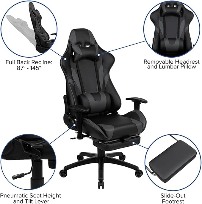 Flash Furniture X30 Gaming Chair Racing Office Ergonomic Computer Chair - Image 7