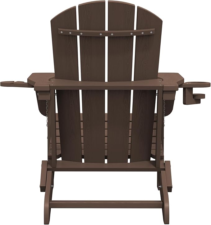 SERWALL Adirondack Chair with Cup Holders - Image 12
