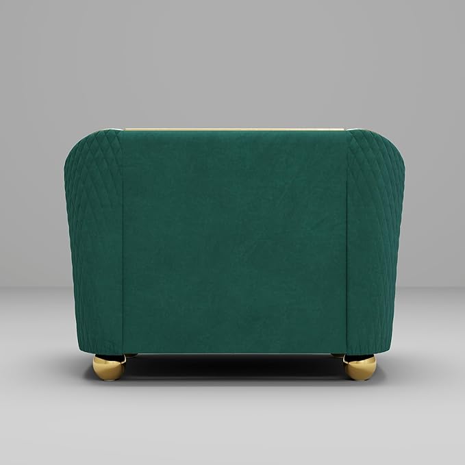 1-Piece Luxury Velvet Sofa Set for Living Room, Elegant Design Couch Set - Image 7