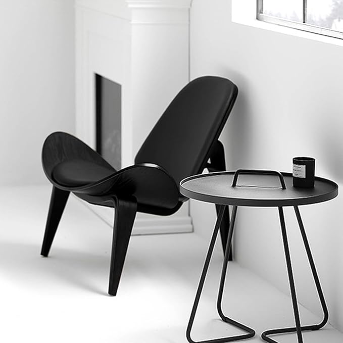 OAKHAM Comfy Shell Chair, Mid Century Modern Accent Chair - Image 4