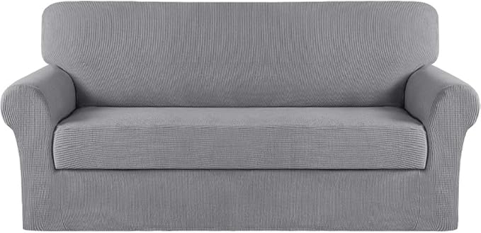 Turquoize Stretch Sofa Slipcover 2 Pieces Sofa Cover Couch Cover by Turquoize