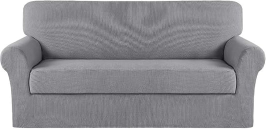 Turquoize Stretch Sofa Slipcover 2 Pieces Sofa Cover Couch Cover by Turquoize