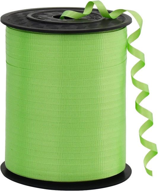 BEISHIDA 500 Yards Matte Green Ribbon Curling Crimped Ribbon Balloon String Ribbons for Gift Wrapping Ribbon for Birthday Party Festival Art Craft Decor Florist Flowers Decoration