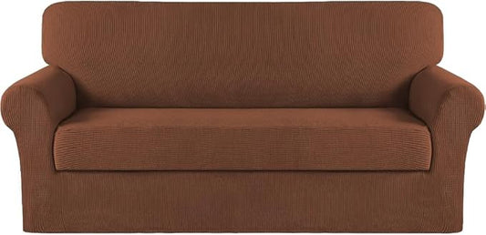 Turquoize Stretch Sofa Slipcover 2 Pieces Sofa Cover Couch Cover by Turquoize