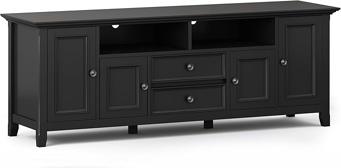 SIMPLIHOME Amherst TV Stand and Bookcase Bundle - Image 4