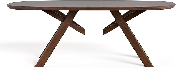 Furniture of America Nazaen VI 82.5" Mid-Century Modern Solid Wood Live Edge - Image 4