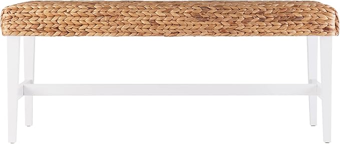 SEI Furniture Woven Coffee Table Bench - Image 4