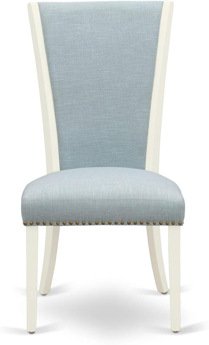 East West Furniture VEP2T15 Verona Parson Dining Chairs - Image 3