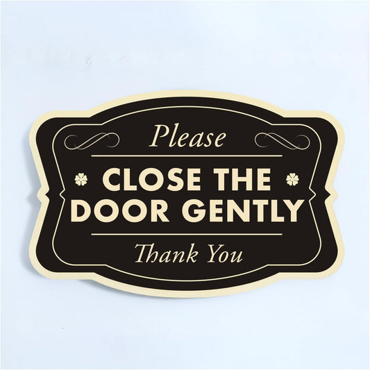 Custom Decorative Outdoor Metal Sign - Personalized Aluminum Driveway Sign, Waterproof, Made In USA - Design 3 Black Charcoal 10x7 In