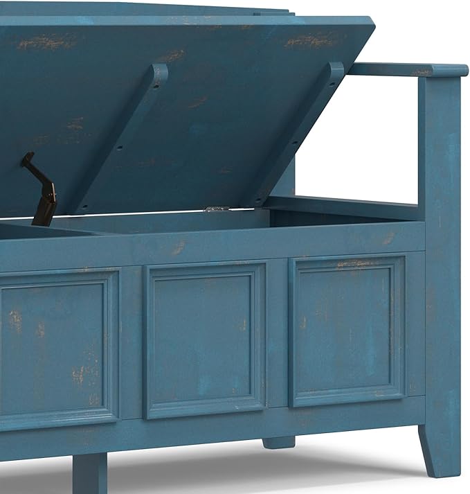 SIMPLIHOME Amherst Entryway Storage Bench - Image 9