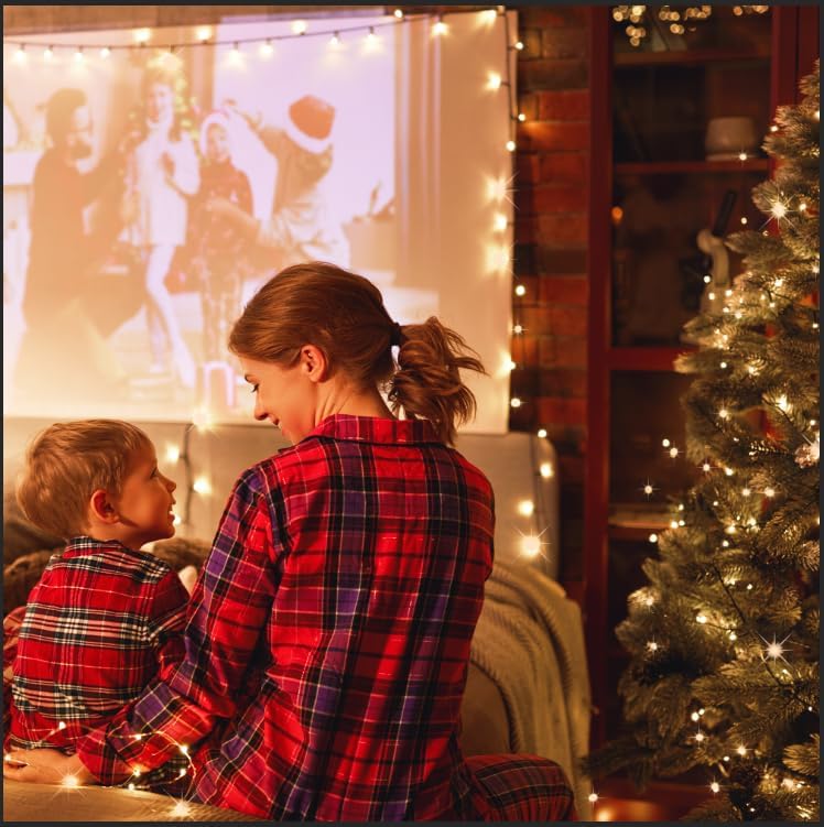 100 LED Christmas String Lights, 39FT Indoor Lights Plug-in with 8 Modes & Timer & Memory Function, Waterproof Christmas Lights Outdoor for Holiday Party Christmas Tree Decor