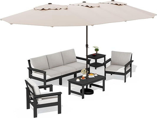 SERWALL HDPE Patio Furniture Set by SERWALL