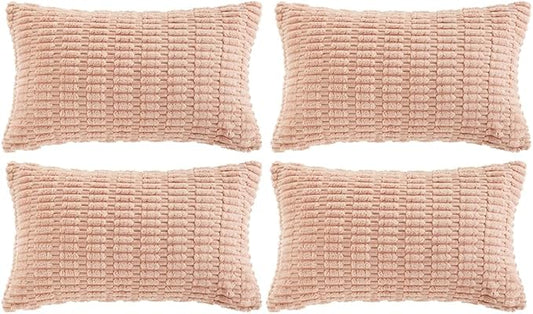 Fancy Homi 4 Packs Decorative Throw Pillow Covers by Fancy+Homi