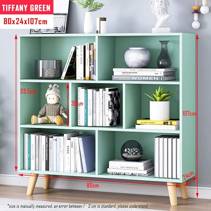 IOTXY Wooden Open Shelf Bookcase - Image 3