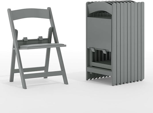 Flash Furniture Hercules Set of 10 Kids Gray Resin Folding Chair by FlashFurniture