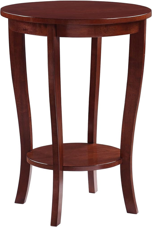 Convenience Concepts American Heritage Round End Table by ConvenienceConcepts