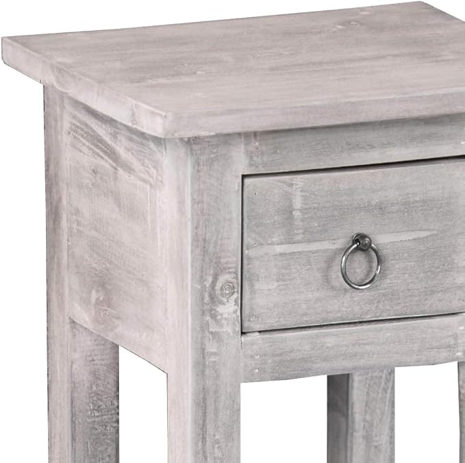 Sunset Trading Shabby Chic Cottage Accent Table, Stonewall Gray - Image 7