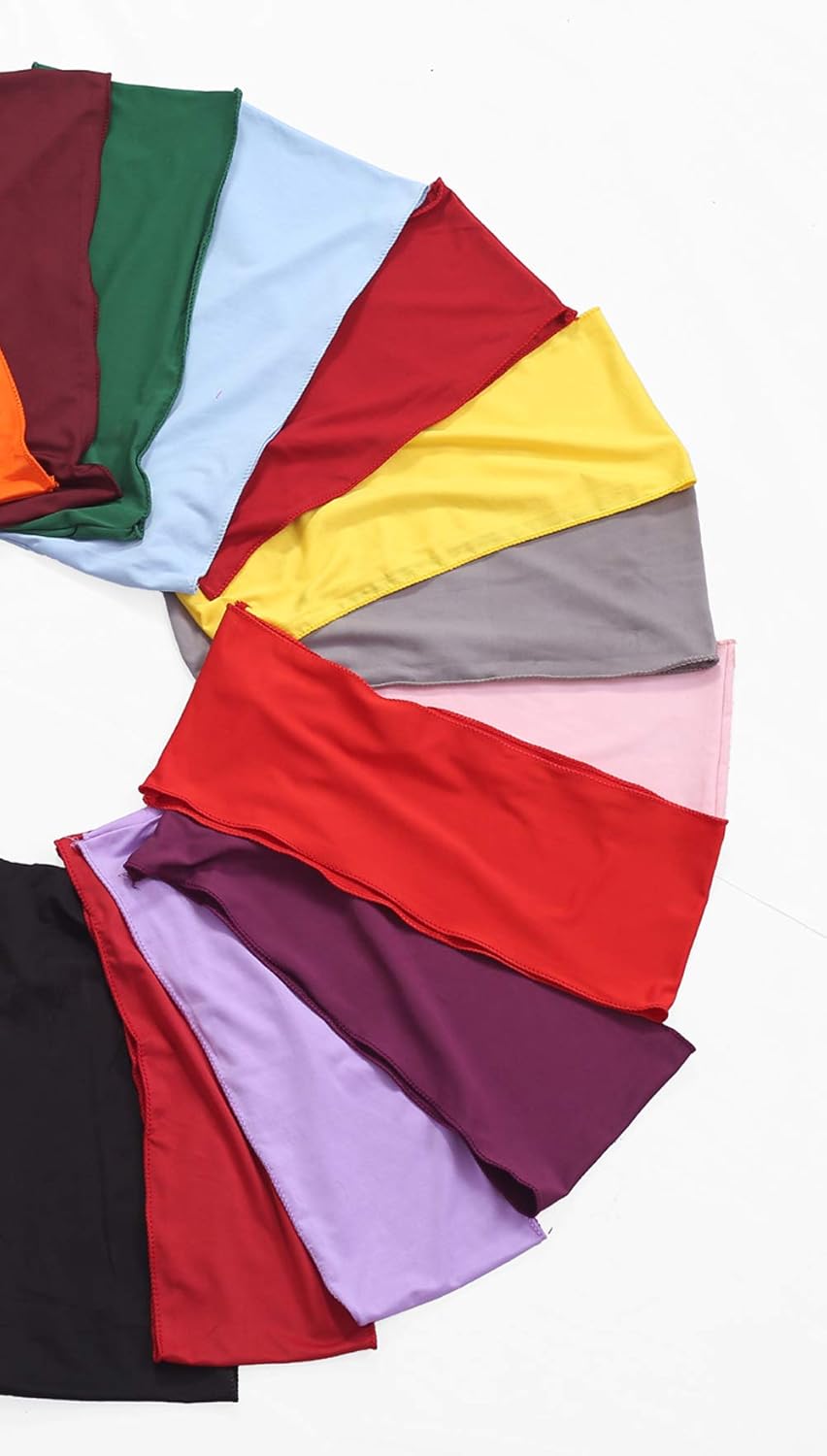 VDS Pack of 200 PCS | Champagne | Spandex Chair Sashes Bows Without Buckle | Stretch Elastic Banquet Universal Folding Chair Band Tie with for Wedding Party Conference Celebration Event Decoration