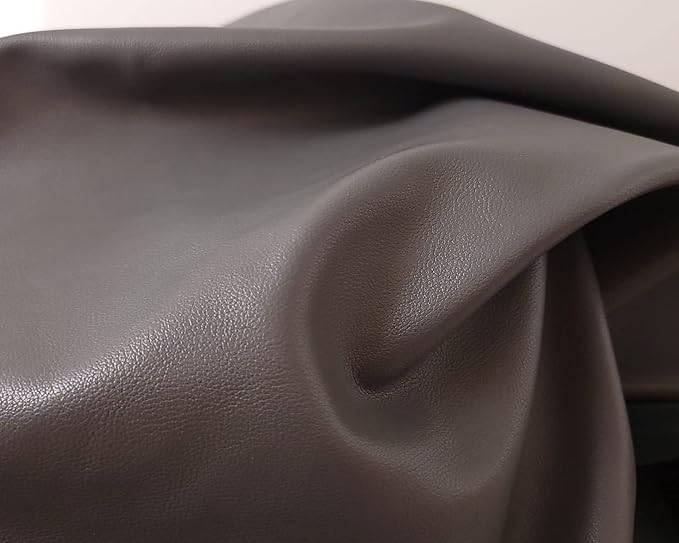 NAT Leathers | Gray Soft Faux Vegan Leather PU | 4 Yards Cut by The Yard | - Image 2